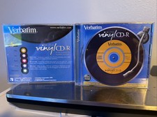Verbatim Digital Vinyl CD-R  4 Pack 80 min 700MB Looks Like A Record picture