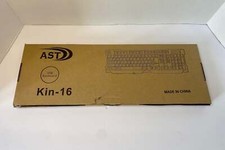 NEW/OPEN BOX AST Wired USB Keyboard Kin-16 NIB picture