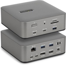 StarTech Thunderbolt 5 Dock Gray 215N-TB5USB4DOCK bundle with power adapter NEW picture