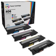 LD Toner Cartridge Replacement for Samsung CLT-406S Series (B, C, M, Y, 4-Pack) picture