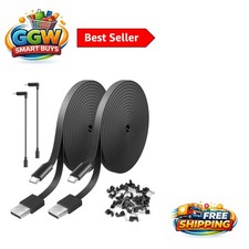Versatile 10FT Extension Power Cable - Compatible with Wyze, Blink, eufy picture