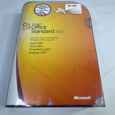 NEW SEALED Microsoft Office Standard 2007 Word Excel 021-08717 Military Edition picture