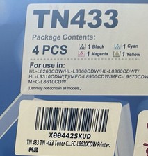 Snowflake High Yield High Compatibility Toner Cartridge 4Pack  TN433 See photos picture