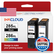 Inkcloud Higher Capacity Pg-285Xl Cl-286Xl Ink Cartridges Replacement For Canon picture