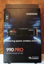 NEW Samsung 990 PRO 4TB NVMe M.2 2280 Internal SSD PCIe 4.0 - Sealed Box picture