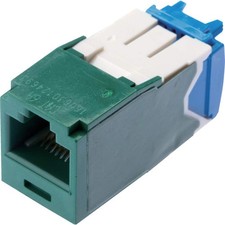 PANDUIT Cat6A Modular Jack Green CJ6X88TGGR picture