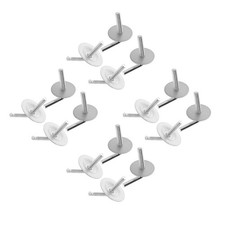 Household Fan Base Screws 16Pcs Iron Silver Fan Stand Bolt Set Stable Material picture