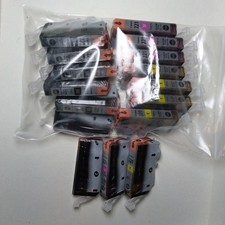Canon OEM Sealed Ink Cartridges 1 220PGBK, 5 Black CLI-221BK, 5 221Y and 4 221M  picture