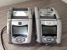 LOT OF 2 Zebra QLn220 Barcode Thermal Printer WiFi Bluetooth USB with Battery picture