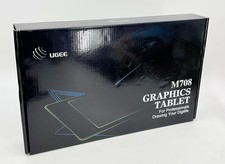 UGEE M708 Graphics Tablet USB Drawing Tablet w/ Stylus Pen & USB Cable Open Box picture