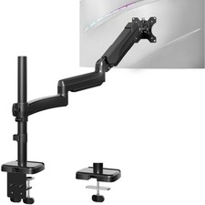 Single Long Monitor Arm Fits 1332 Inch Screen Extra Tall Desk Mount Stand picture