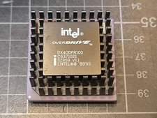 RARE Intel OverDrive DX4ODPR100 100MHz Socket 3 486 CPU SZ959 V1.1 picture