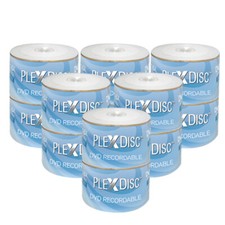 600 PC PlexDisc 16X 4.7 GB DVD-R White Inkjet Hub Printable Disc 632-210 picture