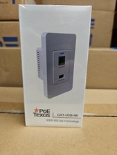 20 POE Texas GAT-USB-IW 1 Port In-Wall Gigabit PoE Extender IEEE 802.3bt Uplink picture