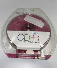 NEW Memorex Bubble Gum CD-R 10 Pack Blank Recordable Discs New 700 MB 80 Minutes picture