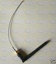100 x New Dual Band 2dBi Antenna with U.Fl Cable 4inches 2.4ghz/5.8ghz USA picture