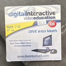 Digital Interactive Video Education DIVE Into Math 7/6 3rd Ed CD-ROM picture