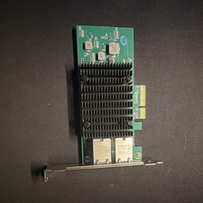 10Gb Network Card with X550-AT2 Chip, PCIe v3.0 x4, Dual RJ45 Port, 100M/1G/10G  picture