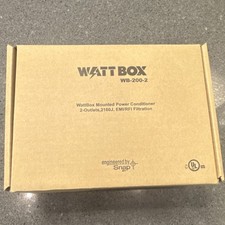 WattBox WB-200-2 Wall Mount Power Conditioner 2-Outlets 2160J EMI/RFI picture