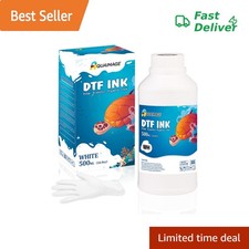Aquaimage Premium DTF White Ink 1000ml for XP600 L1800 DX5 P400 | DTF Printer... picture