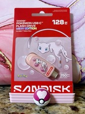 SanDisk Pokémon Mew Edition 128GB USB-C Flash Drive Pink 128G VIRAL & SOLD OUT picture