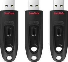 SanDisk 32GB 3-Pack Ultra USB 3.0 Flash Drive 32GB (Pack of 3) picture