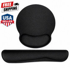 2Pc Premium Memory Foam Keyboard Wrist Support Bar and Mouse Wrist Rest Pads Set picture