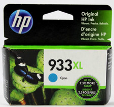 New Genuine HP 933XL Cyan High Yield Ink Cartridge CN054AN OEM Exp 04/2023 picture