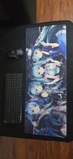 Hatsune Miku XXL Gaming Mouse Pad  80x30cm Large Desk  Durable Stitched Edges #2 picture