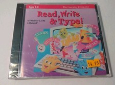 Read, Write & Type PC CD-ROM - Ages 6-8 -The Learning Company NEW SEALED picture
