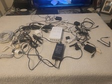 4.53 POUNDS ASSORTED LOT COMPUTER CABLES, CORDS, POWER STRIP, LAPTOP CHARGER ETC picture