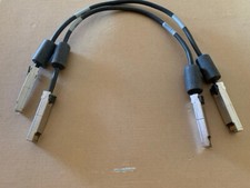 Lot of 2 Molex 73929-0024 Fibre-Channel SFP to SFP Cable Assembly 0.5m 739290024 picture