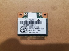 Dell Wireless DW1703 802.11 b/g/n BT Mini PCI-E Half-Height FXP0D picture