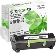 Be Green Ink Compatible Replacement Toner Cartridge for Lexmark MS417 MX417 MS51 picture