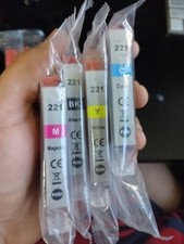 Canon Ink CMYK 221 (4 pack) Cartridges  - No Box Not Sure Of Brand picture
