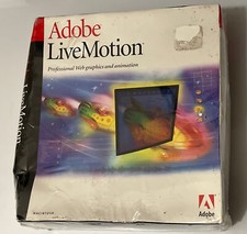 Adobe LiveMotion for MAC - Factory Sealed Brand New picture