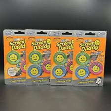 Scrub Daddy Screen Daddy Colors Microfiber Cleaning Pads 3 Pack Lot of 4 New picture