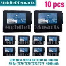 Lot of 10 OEM New BATTERY ZEBRA TC70 TC75 TC72 TC77 BT-000318 BRTY-TC7X-46MPP-01 picture