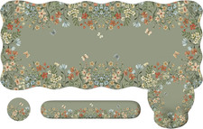 Icasso Keyboard Pad for Workspace, Green 35.4