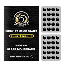 Mouse Skates for Glass Mousepads | 40pcs Round 6.5mm | UltraControl Glide picture