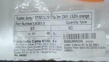 3M Duplex Jumper ST / SC 62.5 Fiber Optic Cable OEM picture