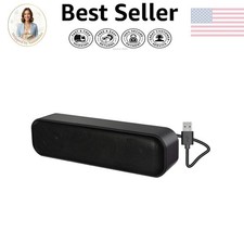 Effortless Plug-and-Play USB Audio Speaker with Mute Button – Portable & Stylish picture