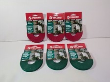 Velcro Brand 30FT x 1/2IN Red & Green Garland Tie NIP 3 Red and 3 Green Rolls picture