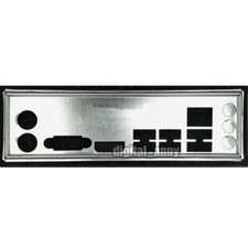 I/O Shield For ASRock H61DEL & A75M-HVS & A55M-HVS Motherboard Backplate IO picture