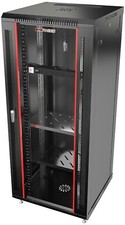 27U Server Rack Locking Network Cabinet Data Enclosure with PDU-Feet-Fan-Shelves picture
