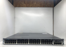 Cisco Catalyst 3750X Switch WS-C3750X-48T-L V06  w/ C3KX-NM-1G Network Module picture