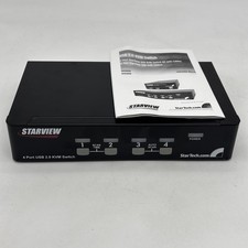 StarTech Starview 4 Port USB 2.0 KVM Switch SV431USB (No Power Cable) picture