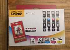 Canon 226 Black Cyan Magenta Yellow Ink Set CLI-226 4546B007 Sealed Retail Box picture