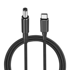 PNGKNYOCN USB C to DC 5.5mm x 2.1mm Power Cord,100W PD Type C Male Black picture