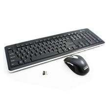 I-Rocks RF-6577L-BK – Retro 2.4GHz Wireless Keyboard and Mouse Combo (Blac picture